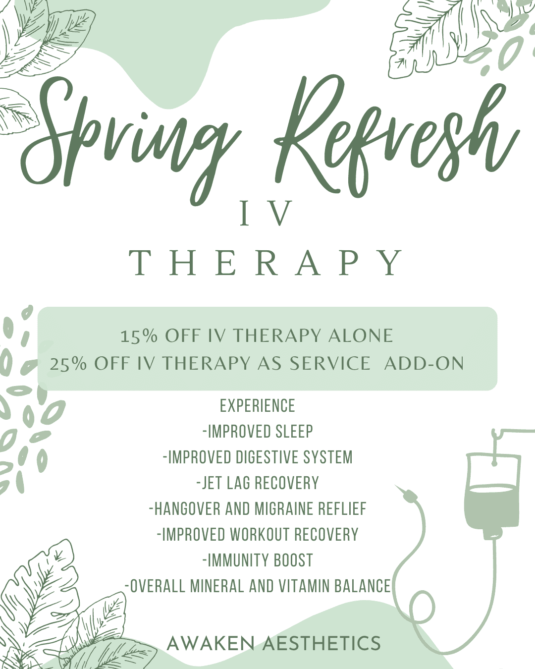 IV THERAPY SPRING REFRESH