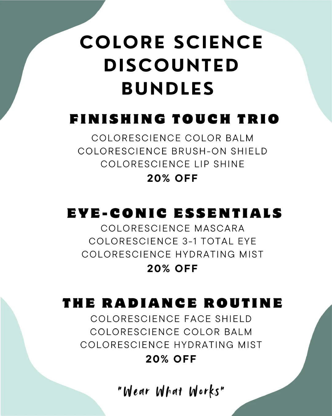 colorescience 3 bundles sale