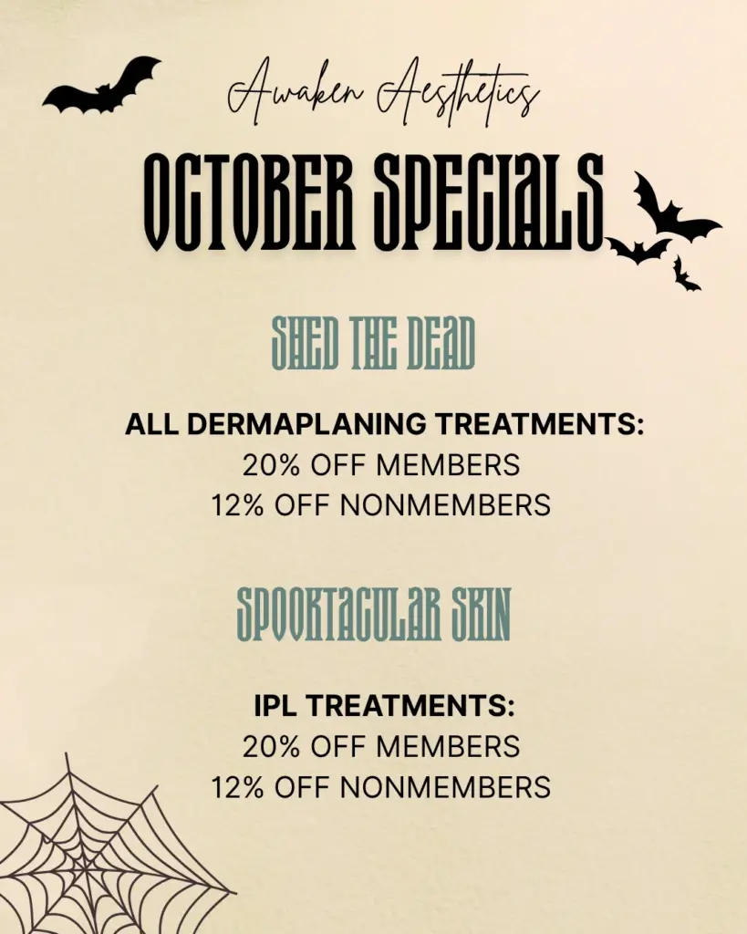 OCTOBER SPECIALS FLYER